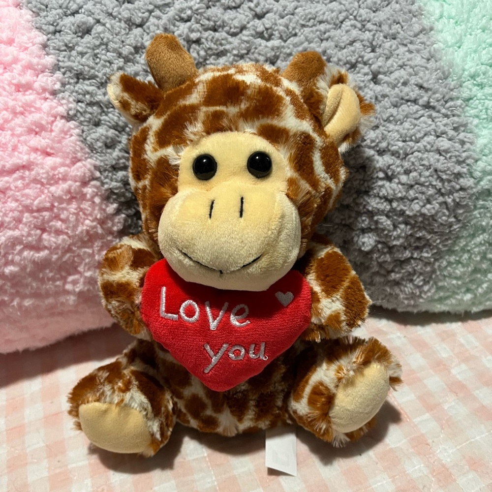 I love you Giraffe Plush